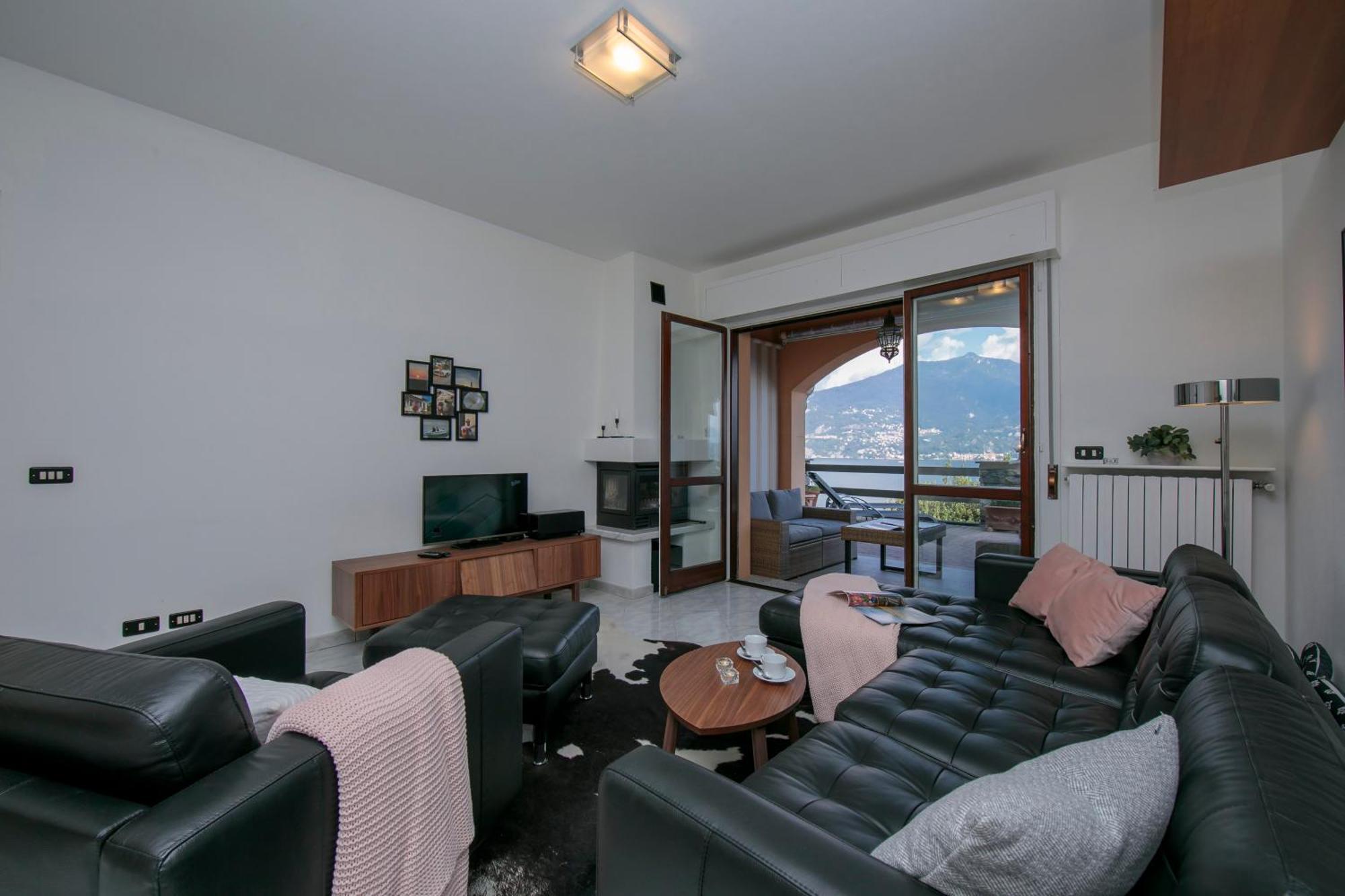 Appartamento Sonenga Panoramic Terrace Menaggio Esterno foto